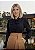 Blusa Feminina Toque de Seda com Gola Laço - Imagem 3