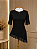 Blusa Feminina em Viscolycra com Renda e Barra Assimétrica - Imagem 2