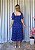 Vestido Midi Anne Liberty Azul Marinho - Imagem 6