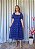 Vestido Midi Anne Liberty Azul Marinho - Imagem 7