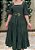 Vestido Midi Francesca Laise Verde Musgo - Imagem 5