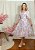 Vestido Midi Francesca Laise Branco Floral - Imagem 3