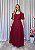 Vestido Supermidi Clarissa  Bordô - Imagem 4