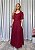 Vestido Supermidi Clarissa  Bordô - Imagem 1