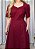 Vestido Supermidi Clarissa  Bordô - Imagem 2