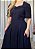 Vestido Supermidi Clarissa Azul Marinho - Imagem 2