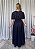 Vestido Supermidi Clarissa Azul Marinho - Imagem 4
