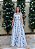 Vestido Longo Olímpia Floral Azul - Imagem 9