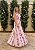Vestido Longo Olímpia Floral Rosa - Imagem 3