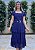 Vestido Midi Isabel Azul Marinho - Imagem 1