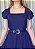 Vestido Midi Isabel Azul Marinho - Imagem 4
