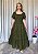 Vestido Supermidi Lúcia Verde Oliva - Imagem 2