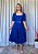 Vestido Midi Francesca Laise Azul Royal - Imagem 1