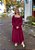 Vestido Supermidi Julieta Bordô - Imagem 4
