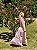 Vestido Longo Cecília Listrado Rosa Claro - Imagem 6