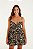 Vestido Curto Balonê Estampado Onça Pintada - Imagem 1