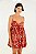 Vestido Curto Balonê Estampado Chamego - Imagem 1