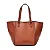 Bolsa Shopper Soft Marrom Alça Ombro - Santa Lolla - Imagem 5