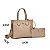 Kit Bolsa Tote Soft E Clutch - Santa Lolla - Imagem 3
