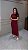 Vestido Longo Marsala CLC Fenda Lateral - Imagem 1