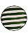 PRATO SOBREMESA LISTRAS VERDE - Imagem 1