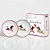 Kit 02 Pratos Sobremesa Love Is In The Air - Imagem 1