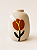 Vaso Tulipa cerâmica 18cm - Imagem 1