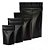 Saco Preto Stand Up Pouch C/ Zíper  21x30 com 10un - Imagem 2