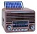 Rádio Portátil Recarregável Bluetooth AM/FM/SW/USB KA-3190- Kapbom - Imagem 1