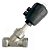 Valvula Angular 2/2 Vias Inox 16 Bar - Imagem 2