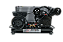 COMPRESSOR DE AR MOTOMIL POWER GASOLINA - CMV-10PL/100G - 10 PÉS - 100 LITROS - Imagem 1
