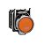 BOTÃO LUMINOSO Ø22mm METÁLICO - RETORNO MOLA - LARANJA - NA+NF 24VCA/CC SCHNEIDER - Imagem 1