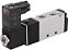 VALVULA SOLENOIDE RETORNO MOLA 5/2 VIAS G1/2" 4V410-15 - Imagem 1