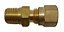 CONEXÃO LATÃO ROSCA MACHO NPT 1/8" X TUBO 4MM COM ANILHA NF-6063 - Imagem 1