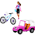 HKB06 BARBIE BICICLETA E CARRO OFF ROAD COM BONECA - Imagem 2
