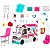 HKT79 BARBIE I CAN BE AMBULANCIA E CLINI - Imagem 3
