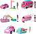 HYF38 BARBIE MINI BARBIELAND VEICULO PARA BONECA S - Imagem 2