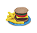 B5521 BRINQ CONJUNTO PD FESTA DO HAMBURGUER - Imagem 2