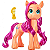 F1775 FIGURA MLP MEGA MOVIE FRIENDS SUNNY - Imagem 2