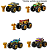 JDV96 HOT WHEELS MONSTER TRUCKS CARRO TROFEU BIGFO - Imagem 2