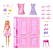 HXD58 BARBIE ARMARIO DOS SONHOS COM ACESSORIOS - Imagem 2