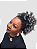 AFROPUFF CHEIÃO - Cacheado em Fibra Orgânica Premium 20cm | Preta - Imagem 7