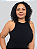 DALILA - Wig Cacheada 40cm Bioproteína | Preta - Imagem 1