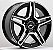 Rodas Aro 19x8 MC/M22 Modelo Réplica Mercedes C300 Sport (5x112) - Imagem 1