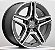 Rodas Aro 19x8 MC/M22 Modelo Réplica Mercedes C300 Sport (5x112) - Imagem 2