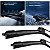 Par Palheta Limpador ParaBrisa Camry 2002 a 2006 Silicone - Imagem 2
