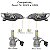 Kit Lâmpada Super Led Fit 2015 a 2021 Farol Alto e Baixo H4 20000 Lumens - Imagem 2