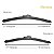 Par Palheta Limpador ParaBrisa BMW Z4 2003 a 2016 Silicone - Imagem 9