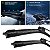 Par Palheta Limpador Para Brisa Polo Hatch 2002 03 04 05 06 Silicone - Imagem 2