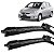 Par Palheta Limpador ParaBrisa Honda Fit 2003 02 03 04 05 2006 2007 2008 Silicone - Imagem 1
